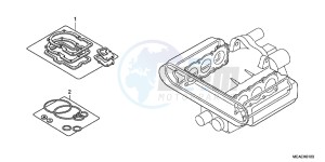 GL1800C drawing GASKET KIT A