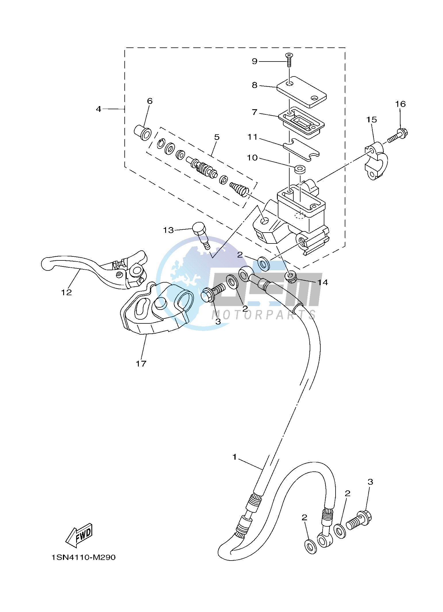 FRONT MASTER CYLINDER