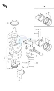 DF 140A drawing Crankshaft