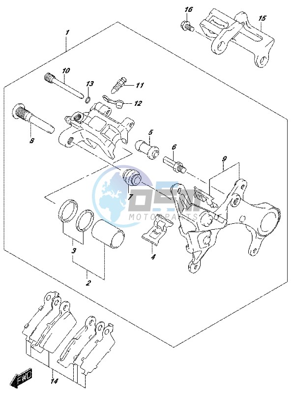 REAR CALIPER