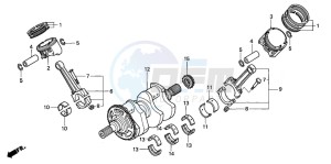 ST1300A drawing CRANK SHAFT/PISTON