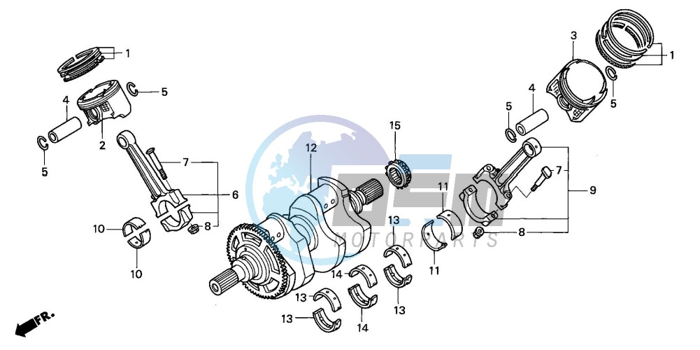 CRANK SHAFT/PISTON