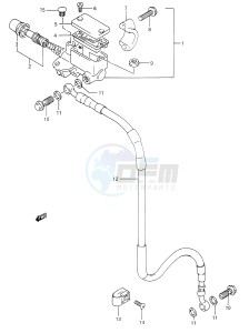 DR350 (E28) drawing FRONT MASTER CYLINDER