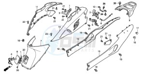 SJ50 BALI drawing BODY COVER