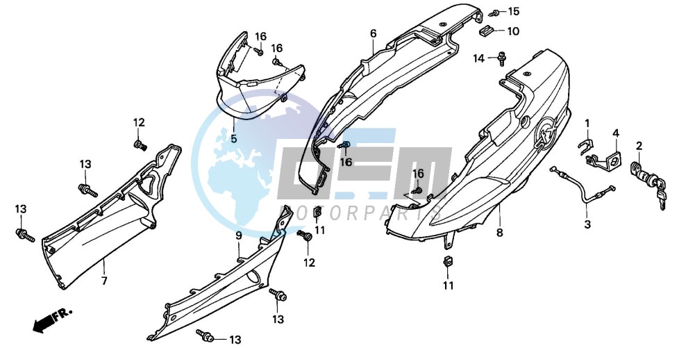 BODY COVER/ LUGGAGE CARRIER