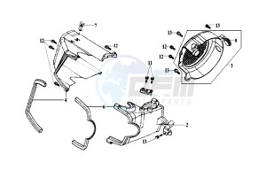 EURO MX 125 DUAL DISK 50 drawing AIRBOX