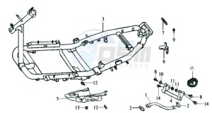 JET EURO X 100 L6 drawing FRAME