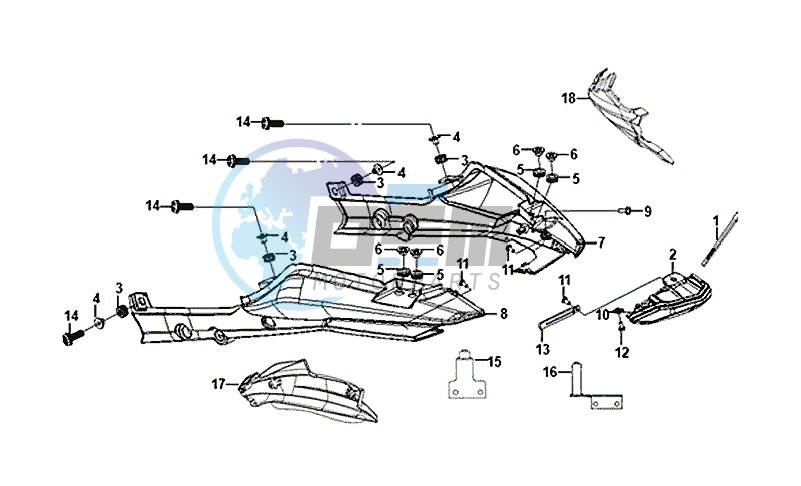 REAR COVERS / TAIL LIGHT