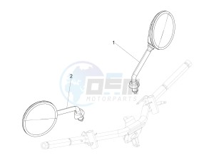 Liberty 125 4t 3v ie e3 drawing Mirrors