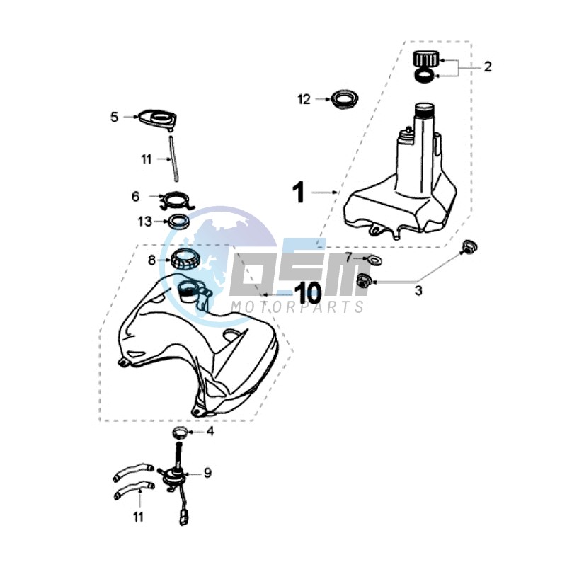 TANK AND FUEL PUMP