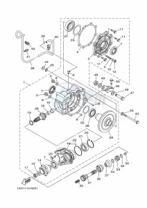 YXM700E YX70MPN (BHF8) drawing DRIVE SHAFT