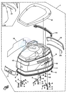 L130BETO drawing FAIRING-UPPER