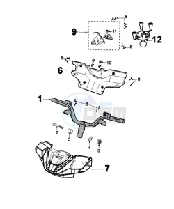 FIGHT 4 50 A4T TPS drawing HANDLEBAR ROD