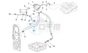 Breva V IE 850 drawing Blow-by system