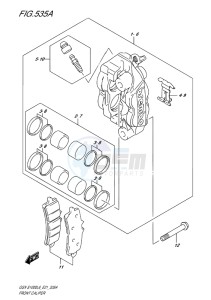 GSX-S1000F ABS EU drawing FRONT CALIPER