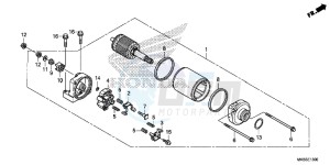 CBR1000SAG CBR1000 ED drawing STARTER MOTOR