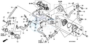 FJS400D9 F / CMF 2F drawing WATER PUMP