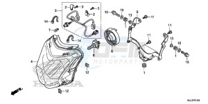 NC750XE NC750X Europe Direct - (ED) drawing HEADLIGHT