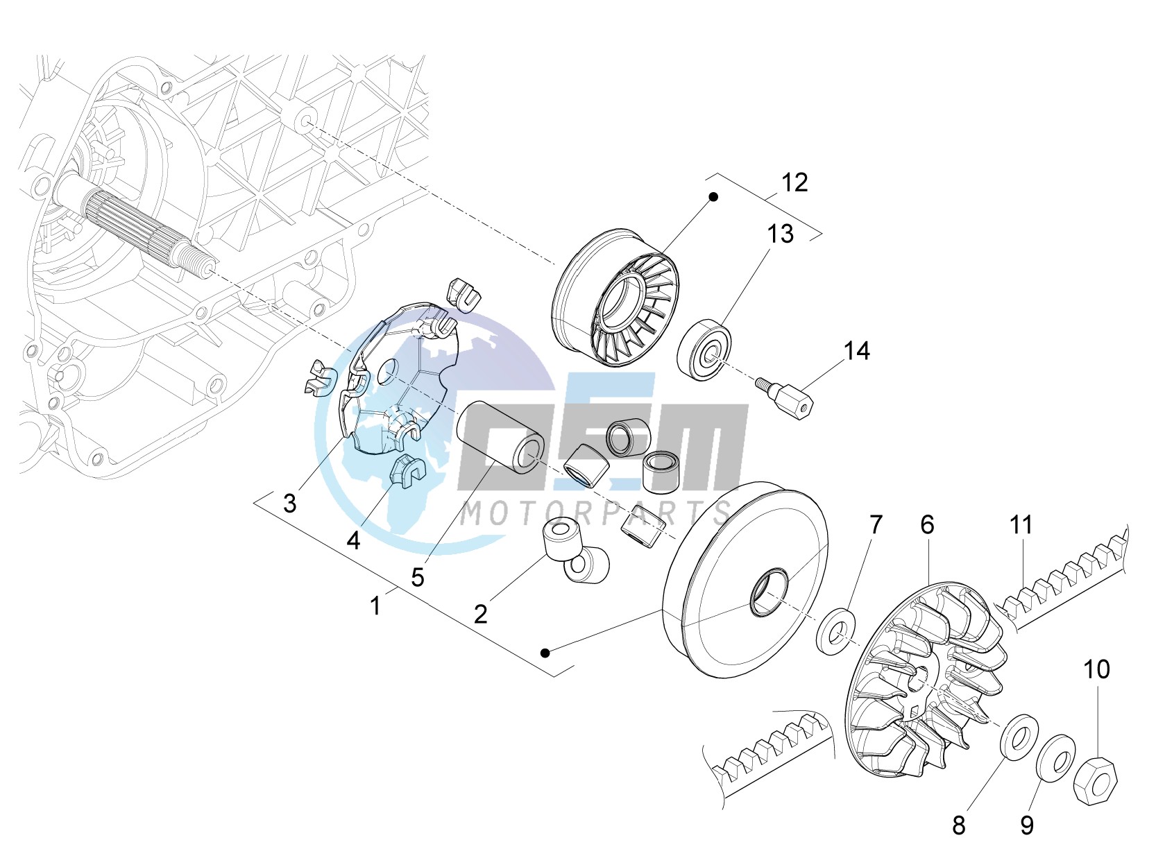 Driving pulley