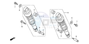 VT750C2 VT750C2 drawing REAR CUSHION