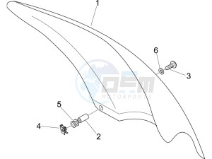 Beverly 250 (USA) USA drawing Windshield