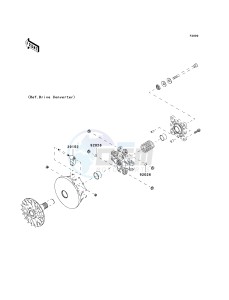 KAF 400 A [MULE 610 4X4] (A6F-AF) A9F drawing OPTIONAL PARTS-- ENGINE- -