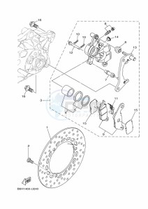 YP125R-DA XMAX 125 TECH MAX (BGU3) drawing SEAT