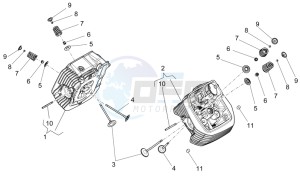 Stelvio 1200 1200 drawing Cylinder head - valves