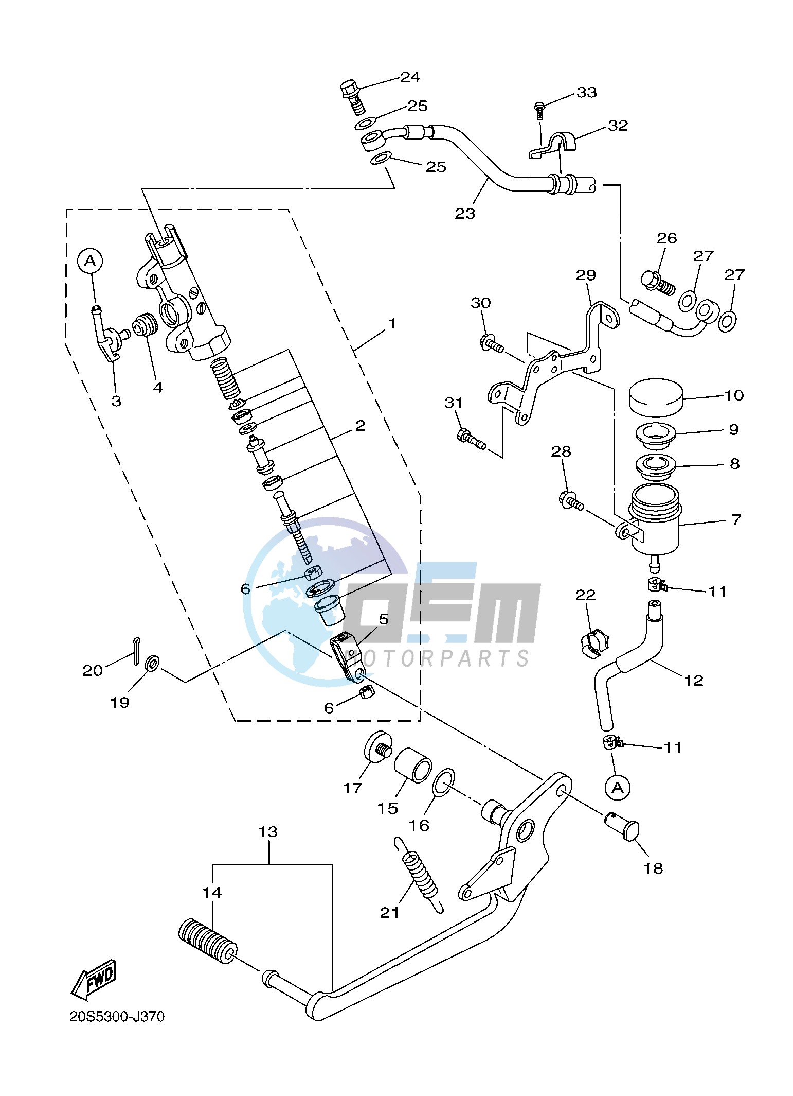 REAR MASTER CYLINDER