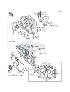 KLF 300 C [BAYOU 300 4X4] (C1-C4) [BAYOU 300 4X4] drawing CRANKCASE