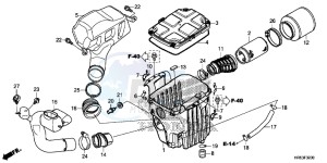 TRX500FM6H Europe Direct - (ED) drawing AIR CLEANER