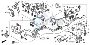 CBF600NA9 UK - (E / ABS MKH) drawing WIRE HARNESS