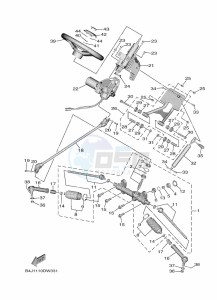 YXE1000EW YX10ERPAN (B4MF drawing STEERING