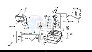 GTS 300I ABS (LN30W9-EU) (L7-M0) drawing FUEL TANK / GTS 300I ABS (LN30W9-EU) (L7-M0)