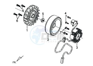 MIO 50 drawing MAGNETO / FLYWHEEL