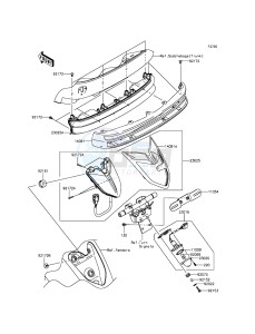 VULCAN_1700_VOYAGER_ABS VN1700BFF GB XX (EU ME A(FRICA) drawing Taillight(s)