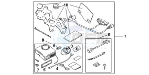 CBR600RR9 Europe Direct - (ED / MK) drawing AVERTO ALARM KIT