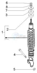 Liberty 50 4t RST ptt (E) Spain drawing Rear Damper