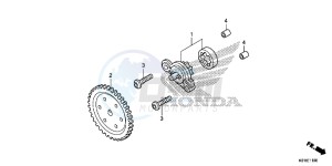 SH125AE SH125A UK - (E) drawing OIL PUMP