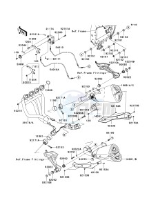 ZR 1000 B [Z1000 EUROPEAN] (B7F-B9F) 0B9F drawing MUFFLER-- S- -