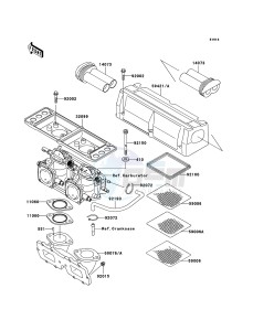 JET SKI 800 SX-R JS800-A3 FR drawing Flame Arrester