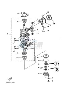 50HEMHDO drawing CRANKSHAFT--PISTON