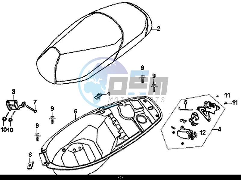 SEAT - REAR GRIP