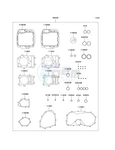 VN 800B [VULCAN 800 CLASSIC] (B6-B9) [VULCAN 800 CLASSIC] drawing GASKET KIT