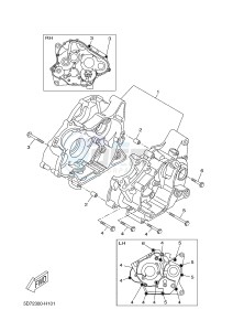 YZF-R125 R125 (5D7K 5D7K 5D7K) drawing CRANKCASE