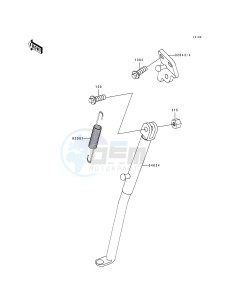 KDX 200 E [KDX200] (E1-E3) [KDX200] drawing STAND