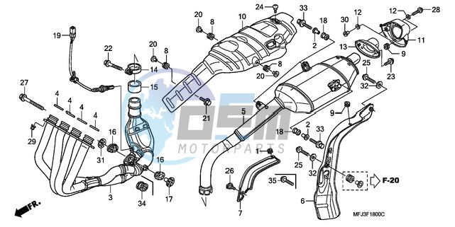 EXHAUST MUFFLER