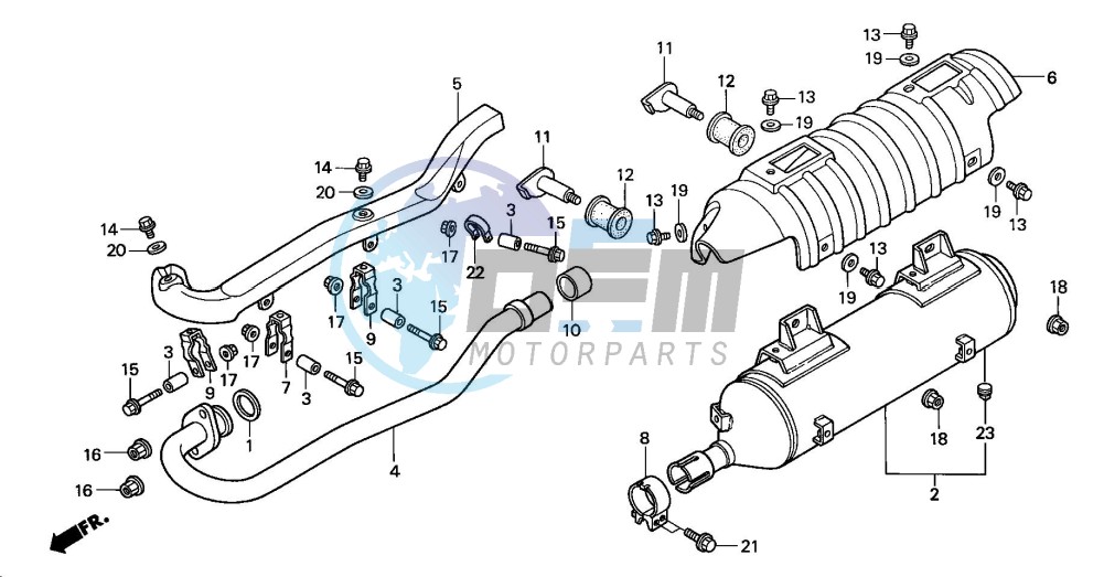 EXHAUST MUFFLER