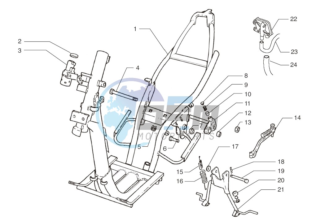 Chassis-Central stand