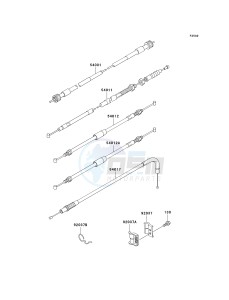 KL 250 D [KLR250] (D15-D19) [KLR250] drawing CABLES